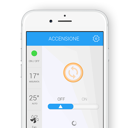 Per CEZA abbiamo realizzato una app di controllo per stufe a pellet.